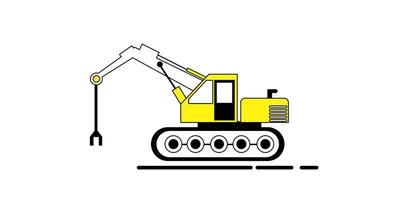 Mobile Crane vector