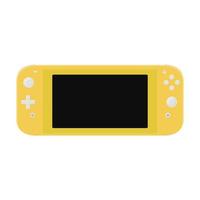 mockup cartoon video gamer joystick device digital gadget controller portable gamepad gaming play vector