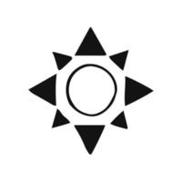 Esoteric symbols sun. Alchemy mystical magic elements for prints, posters, illustrations and patterns. vector