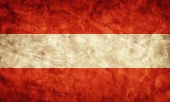 Austria grunge flag. Item from my vintage, retro flags collection photo