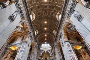 Italy, 2022 - Inside of St. Peter Basilica in Vatican City. photo