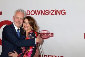 LOS ANGELES, DEC 18 - Geir Bergkastet, Ingjerd Egeberg at the Downsizing Special Screening at Village Theater on December 18, 2017 in Westwood, CA photo