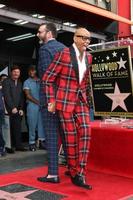LOS ANGELES, MAR 16 - Georges LeBar, RuPaul Andre Charles at the RuPaul Star Ceremony on the Hollywood Walk of Fame on March 16, 2018 in Los Angeles, CA photo