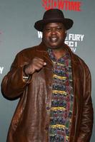 LOS ANGELES, DEC 1 - Buster Douglas at the Heavyweight Championship Of The World Wilder vs  Fury, Arrivals at the Staples Center on December 1, 2018 in Los Angeles, CA photo