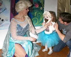 LOS ANGELES, NOV 26 - Elsa Impersonator, Amelie Bailey, Scott Bailey at the Amelie Bailey 2nd Birthday Party at Private Residence on November 26, 2017 in Studio City, CA photo