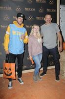 LOS ANGELES, OCT 10 - Dave Osaka, Trista Liddell, Chuck Liddell at the Nights Of The Jack Halloween Activation Launch Party at the King Gillette Ranch on October 10, 2018 in Calabasas, CA photo