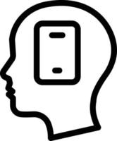 mind vector illustration on a background.Premium quality symbols.vector icons for concept and graphic design.