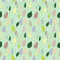 Seamless background with leaves pattern vector