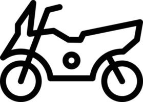 ilustración de vector de motocicleta en un fondo. símbolos de calidad premium. iconos vectoriales para concepto y diseño gráfico.