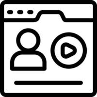online lecture vector illustration on a background.Premium quality symbols.vector icons for concept and graphic design.