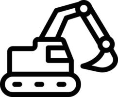 excavator vector illustration on a background.Premium quality symbols.vector icons for concept and graphic design.