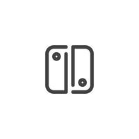 Console line icon. linear style sign for mobile concept and web design. Console outline vector icon. Symbol, logo illustration. Vector graphics