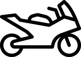 ilustración de vector de moto en un fondo. símbolos de calidad premium. iconos vectoriales para concepto y diseño gráfico.