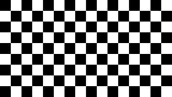 Checkered background seamless pattern. Black and white Vector illustration
