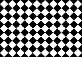 Checkered squares in diagonal arrangement seamless background pattern. Black and white Vector illustration