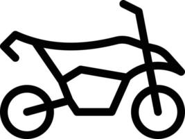 ilustración de vector de motocicleta en un fondo. símbolos de calidad premium. iconos vectoriales para concepto y diseño gráfico.