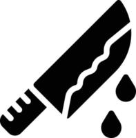 ilustración de vector de sangre de cuchillo en un fondo. símbolos de calidad premium. iconos vectoriales para concepto y diseño gráfico.