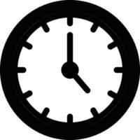 ilustración de vector de reloj en un fondo. símbolos de calidad premium. iconos vectoriales para concepto y diseño gráfico.