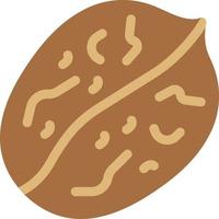 walnut vector illustration on a background.Premium quality symbols.vector icons for concept and graphic design.