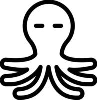 ilustración de vector de pulpo en un fondo. símbolos de calidad premium. iconos vectoriales para concepto y diseño gráfico.