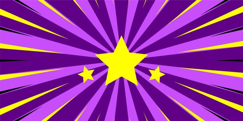 Comic cartoon purple background