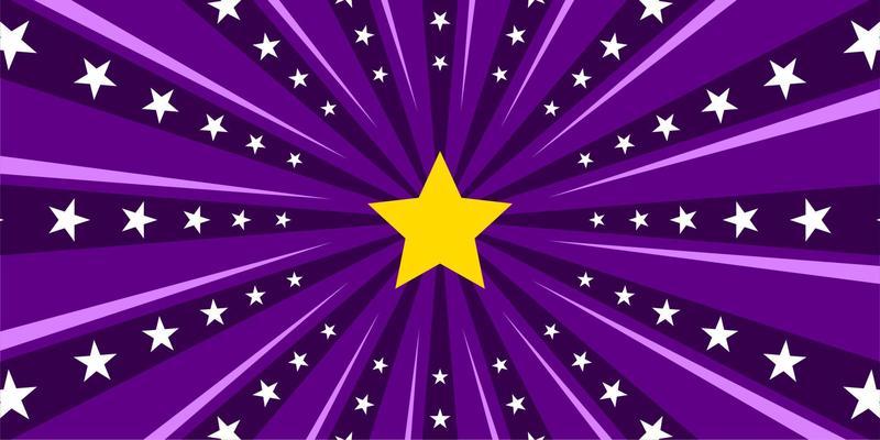 Comic cartoon purple background