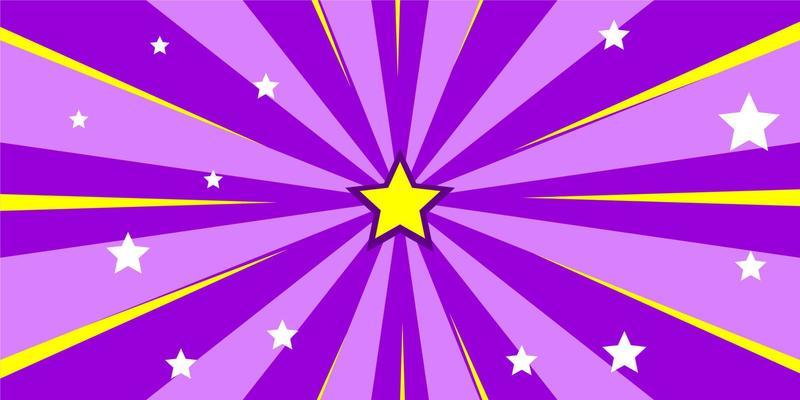 Comic cartoon purple background