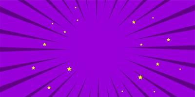 Comic cartoon purple background vector