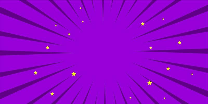 Comic cartoon purple background