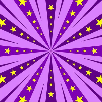 Comic cartoon purple background