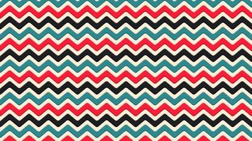 Zig zag rounded seamless pattern colored design background vector