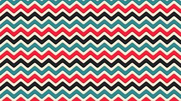 Zig zag rounded seamless pattern colored design background vector