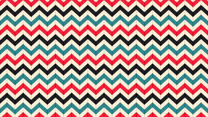 Zig zag seamless pattern colored design background