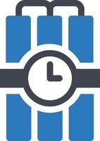 bomb timer vector illustration on a background.Premium quality symbols.vector icons for concept and graphic design.