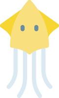 squid vector illustration on a background.Premium quality symbols.vector icons for concept and graphic design.