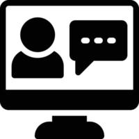 online lecture vector illustration on a background.Premium quality symbols.vector icons for concept and graphic design.