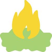 ilustración de vector de fuego de combustible en un fondo. símbolos de calidad premium. iconos vectoriales para concepto y diseño gráfico.