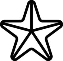 ilustración vectorial de estrellas de mar en un fondo. símbolos de calidad premium. iconos vectoriales para concepto y diseño gráfico. vector