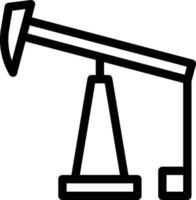 Ilustración de vector de minería de petróleo en un fondo. Símbolos de calidad premium. Iconos vectoriales para concepto y diseño gráfico.