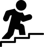 ilustración vectorial de escaleras en un fondo. símbolos de calidad premium. iconos vectoriales para concepto y diseño gráfico. vector