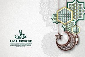 fondo islámico decorativo y mandala vector