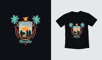 diseño de camisetas gráficas de verano, camisetas elegantes y diseños de ropa de moda con letras y diseños de ilustraciones vectoriales imprimibles. vector