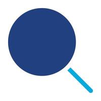 Search Glyph Two Color Icon vector