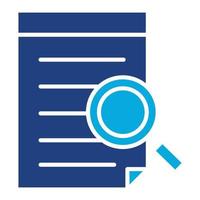 Evidence Glyph Two Color Icon vector