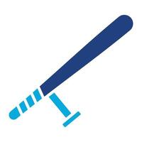 Baton Glyph Two Color Icon vector