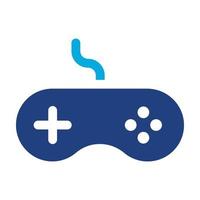 Game Glyph Two Color Icon vector