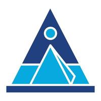 Tipi Glyph Two Color Icon vector