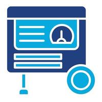 Generator Glyph Two Color Icon vector