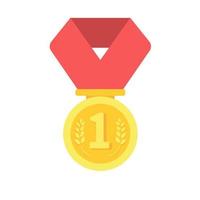 Medals are awarded to the winners of the sporting events. vector