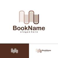 Book logo vector template, Creative Book logo design concepts